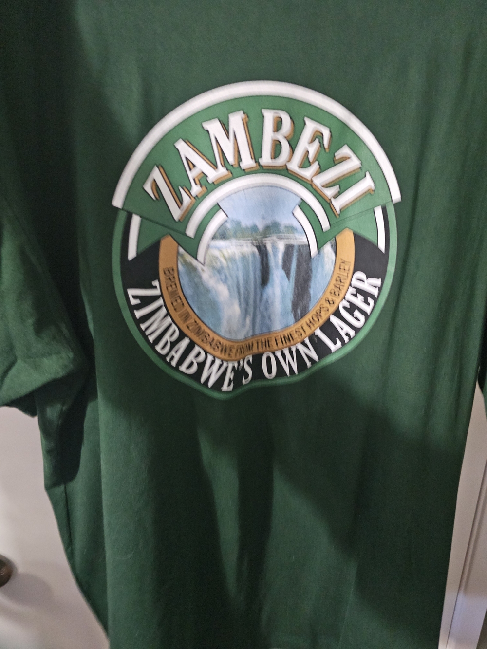 Zambezi Zimbabwe's Own Lager Graphic Tee - Green